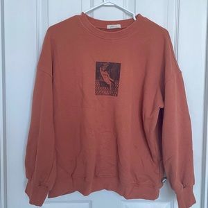 Graphic Orange hoodie